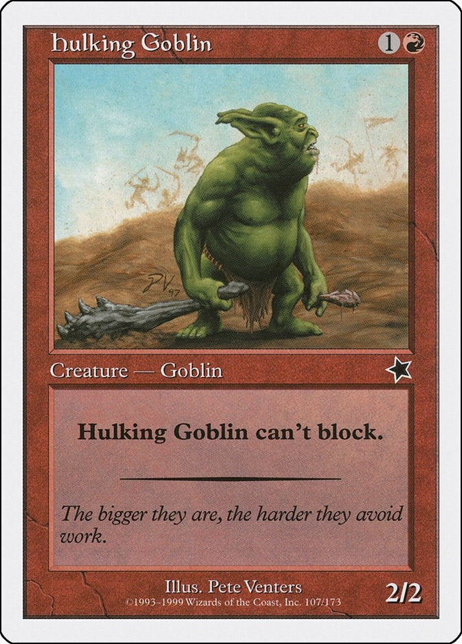 Image for Hulking Goblin (107) (Starter 1999) - Magic: The Gathering
