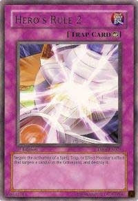 Image for Hero's Rule 2 (DP06-EN025) (DP06) - YuGiOh