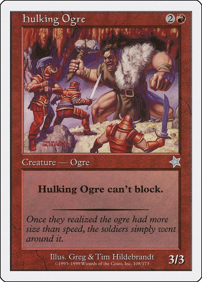 Image for Hulking Ogre (108) (Starter 1999) - Magic: The Gathering