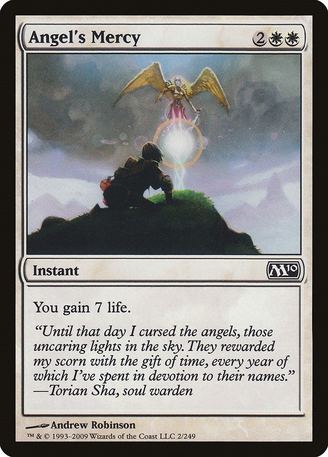 Image for Angel's Mercy (2) (Magic 2010 (M10)) - Magic: The Gathering