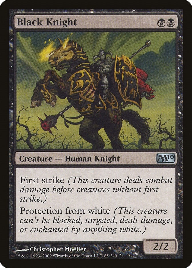 Image for Black Knight (85) (Magic 2010 (M10)) - Magic: The Gathering