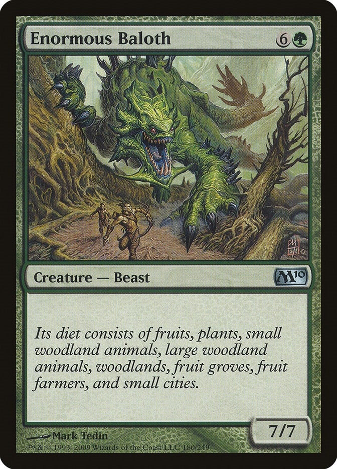 Image for Enormous Baloth (180) (Magic 2010 (M10)) - Magic: The Gathering