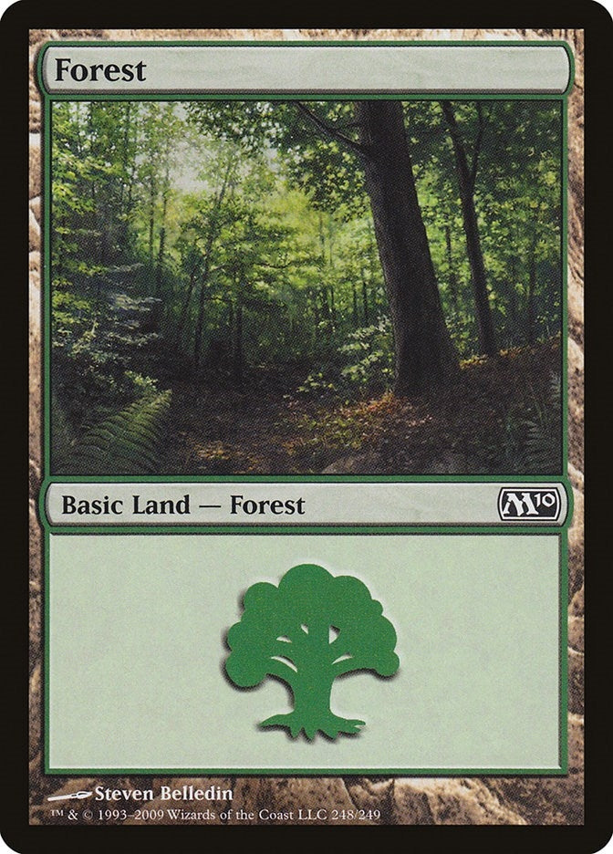 Image for Forest (248) (248) (Magic 2010 (M10)) - Magic: The Gathering
