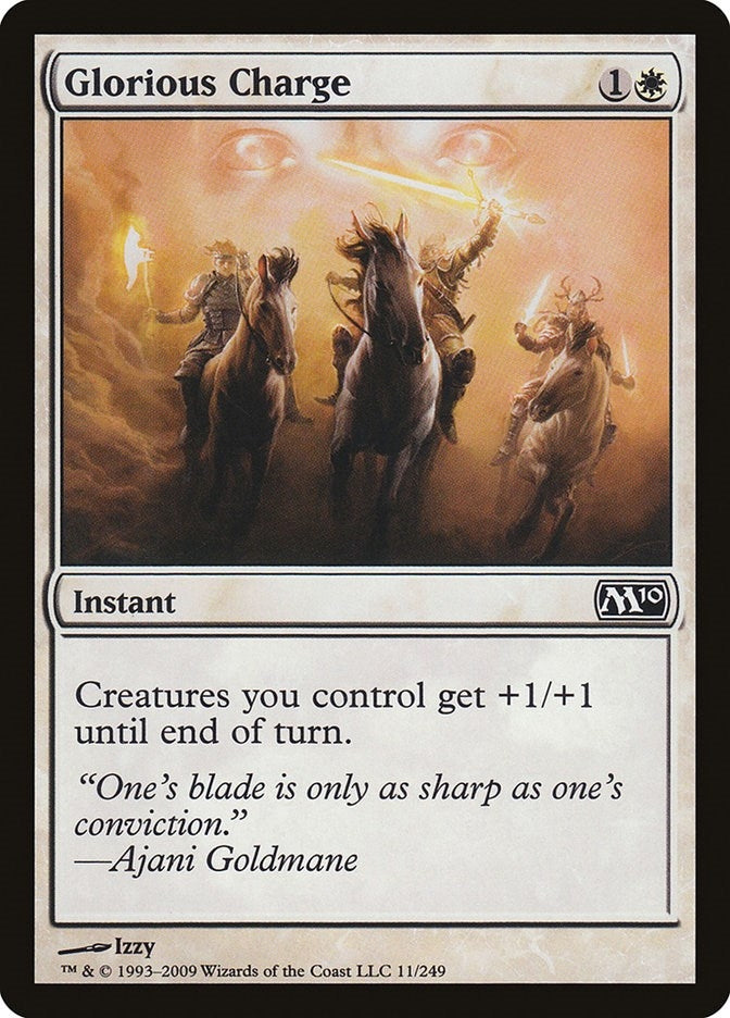 Image for Glorious Charge (11) (Magic 2010 (M10)) - Magic: The Gathering