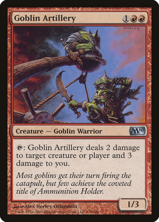 Image for Goblin Artillery (138) (Magic 2010 (M10)) - Magic: The Gathering