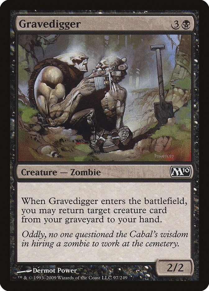 Image for Gravedigger (97) (Magic 2010 (M10)) - Magic: The Gathering