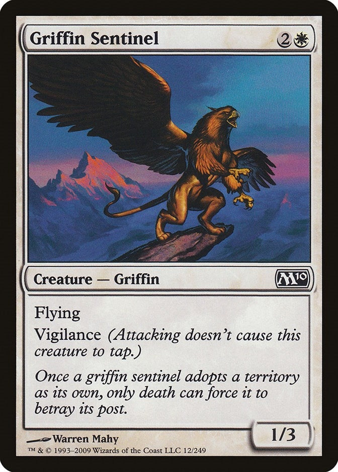 Image for Griffin Sentinel (12) (Magic 2010 (M10)) - Magic: The Gathering