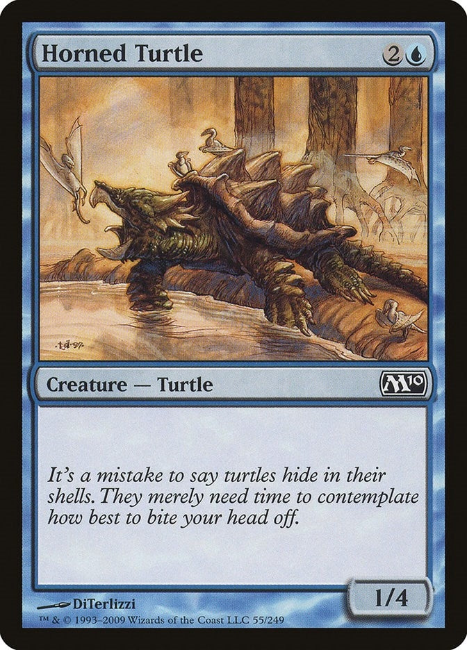 Image for Horned Turtle (55) (Magic 2010 (M10)) - Magic: The Gathering