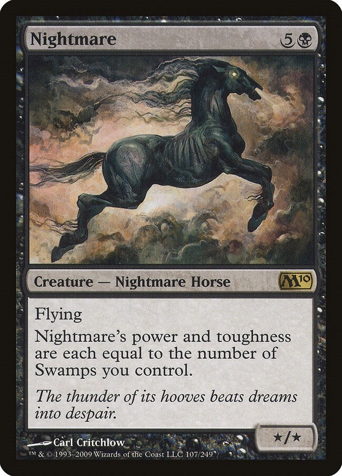 Image for Nightmare (107) (Magic 2010 (M10)) - Magic: The Gathering