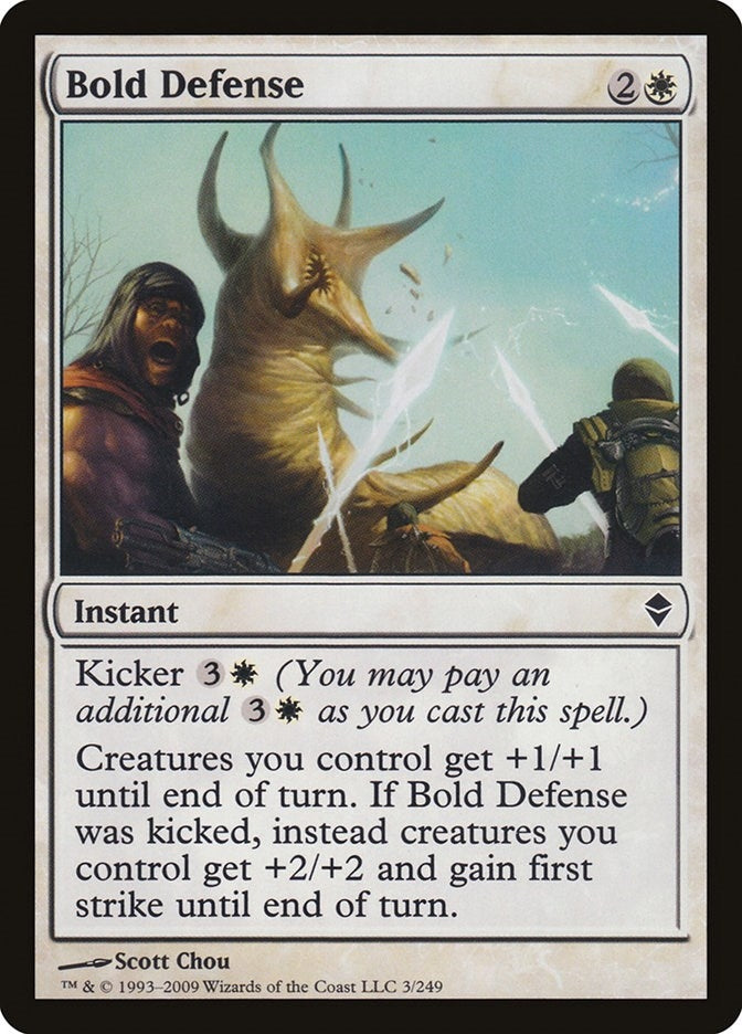Image for Bold Defense (3) (Zendikar) - Magic: The Gathering