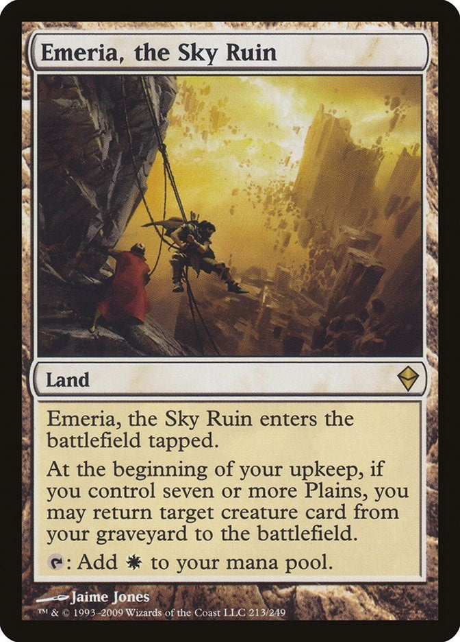 Image for Emeria, the Sky Ruin (213) (Zendikar) - Magic: The Gathering