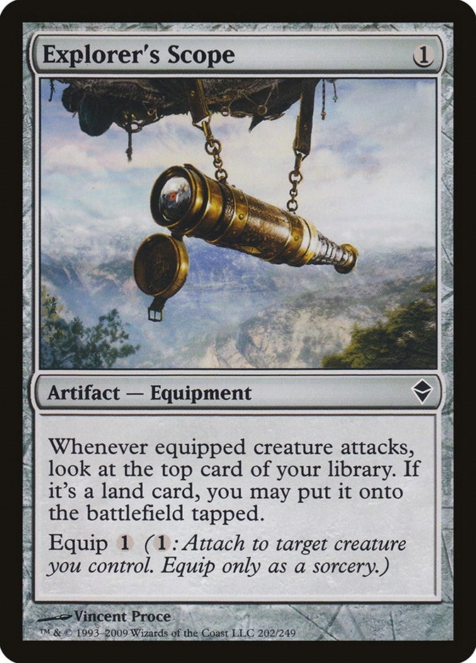 Image for Explorer's Scope (202) (Zendikar) - Magic: The Gathering