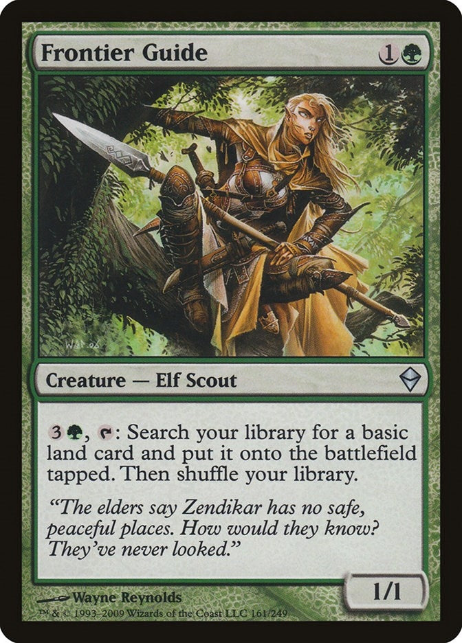 Image for Frontier Guide (161) (Zendikar) - Magic: The Gathering