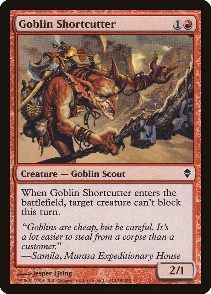 Image for Goblin Shortcutter (128) (Zendikar) - Magic: The Gathering