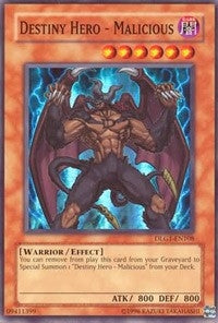 Image for Destiny HERO - Malicious (DLG1-EN108) (DLG1) - YuGiOh