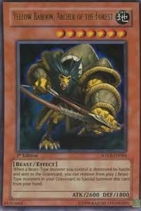 Image for Yellow Baboon, Archer of the Forest (SOVR-EN084) (SOVR) - YuGiOh