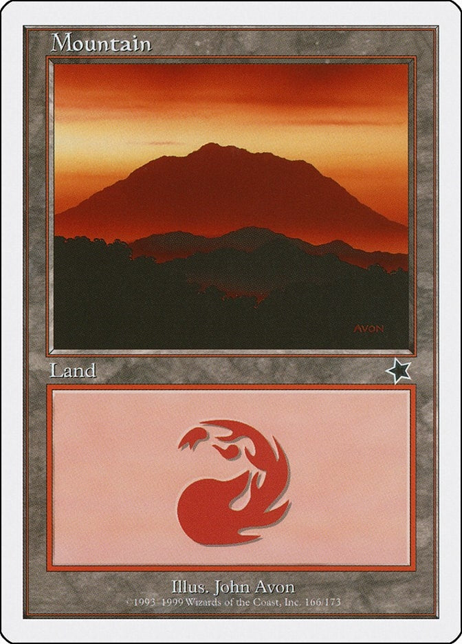 Image for Mountain (166) (166) (Starter 1999) - Magic: The Gathering