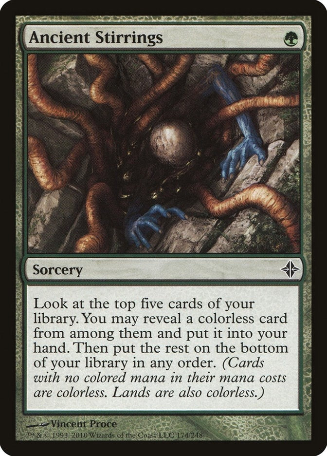 Image for Ancient Stirrings (174) (Rise of the Eldrazi) - Magic: The Gathering