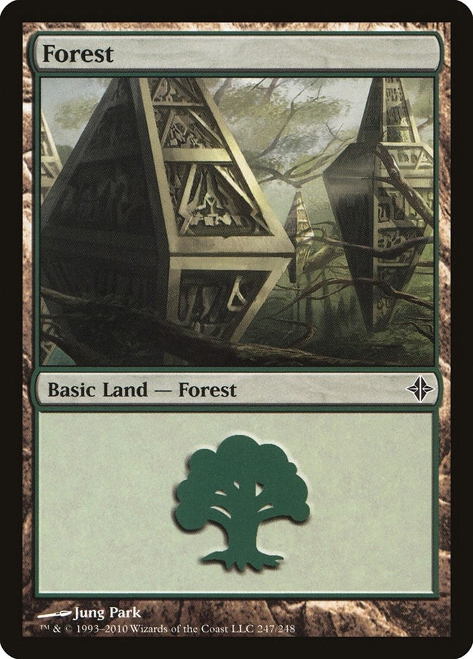 Image for Forest (247) (247) (Rise of the Eldrazi) - Magic: The Gathering