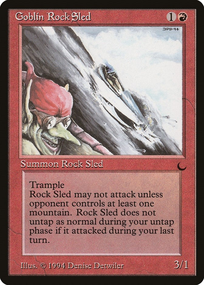 Image for Goblin Rock Sled (The Dark) - Magic: The Gathering