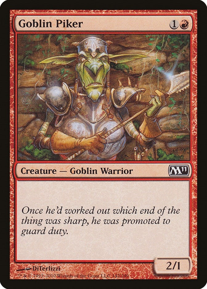 Image for Goblin Piker (142) (Magic 2011 (M11)) - Magic: The Gathering