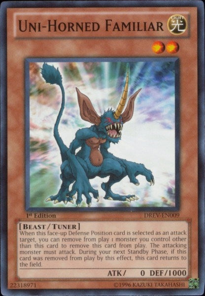 Image for Uni-Horned Familiar (DREV-EN009) (DREV) - YuGiOh