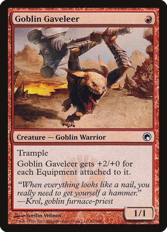 Image for Goblin Gaveleer (92) (Scars of Mirrodin) - Magic: The Gathering