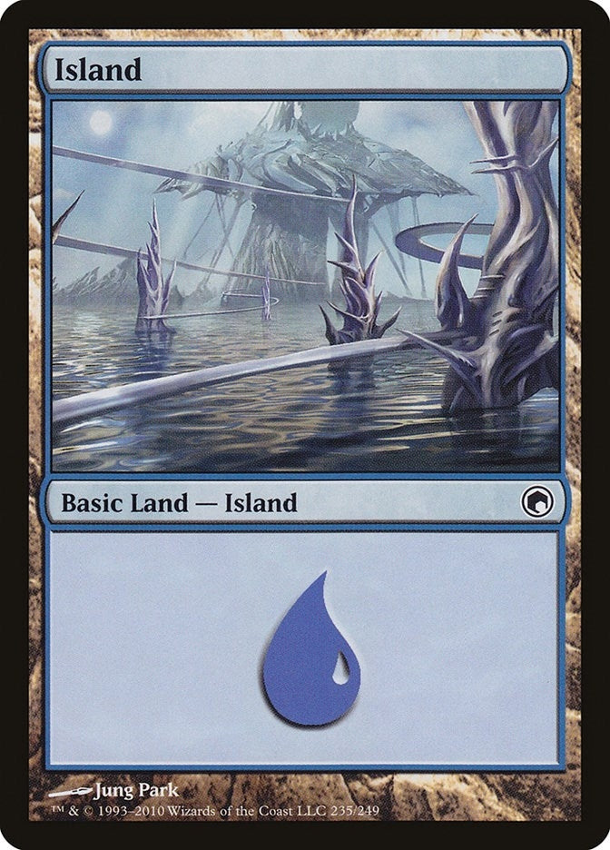 Image for Island (235) (235) (Scars of Mirrodin) - Magic: The Gathering