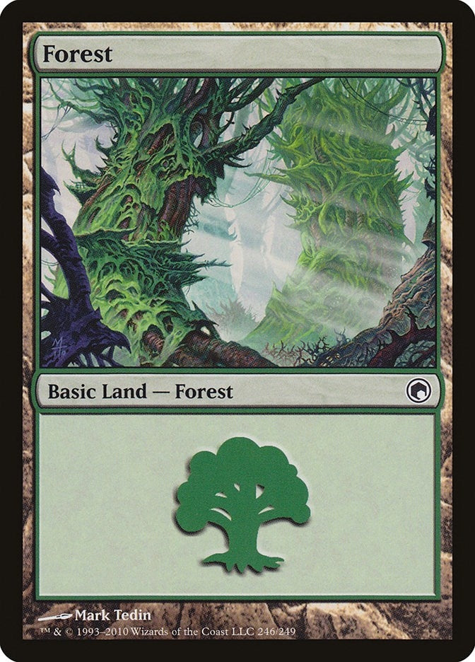 Image for Forest (246) (246) (Scars of Mirrodin) - Magic: The Gathering