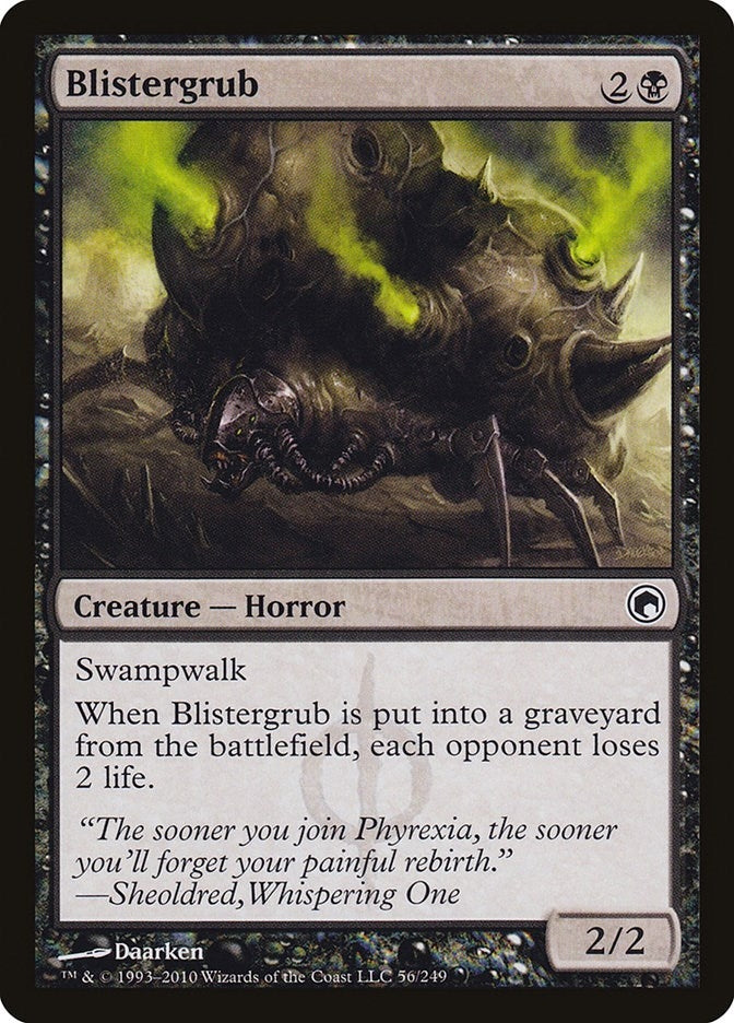 Image for Blistergrub (56) (Scars of Mirrodin) - Magic: The Gathering