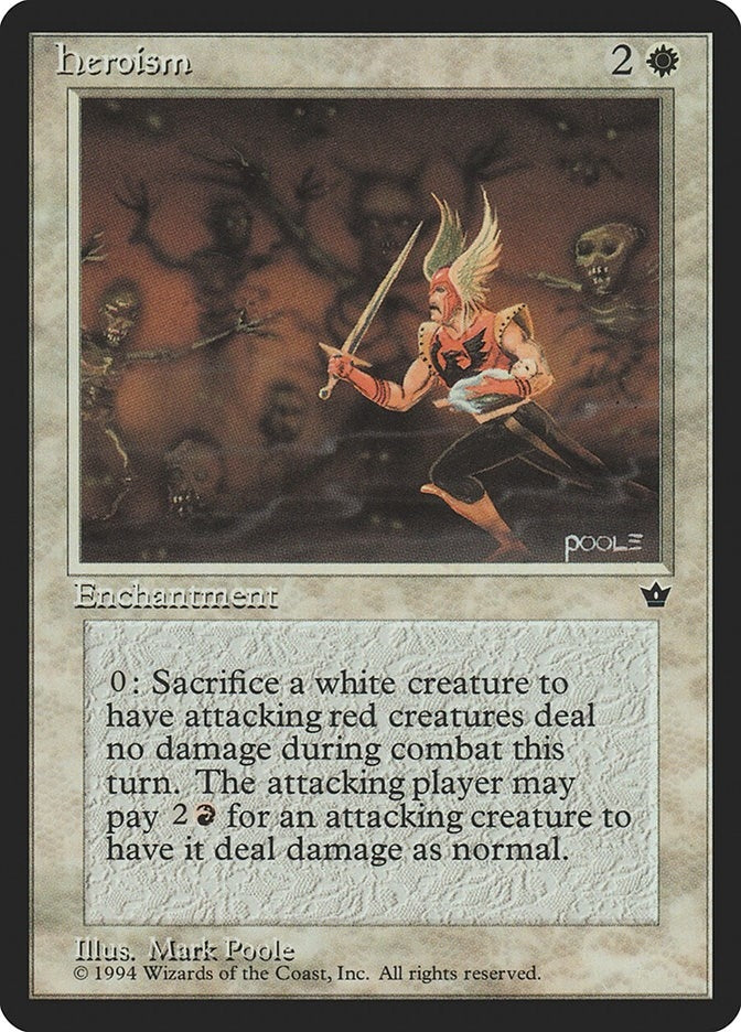 Image for Heroism (Fallen Empires) - Magic: The Gathering