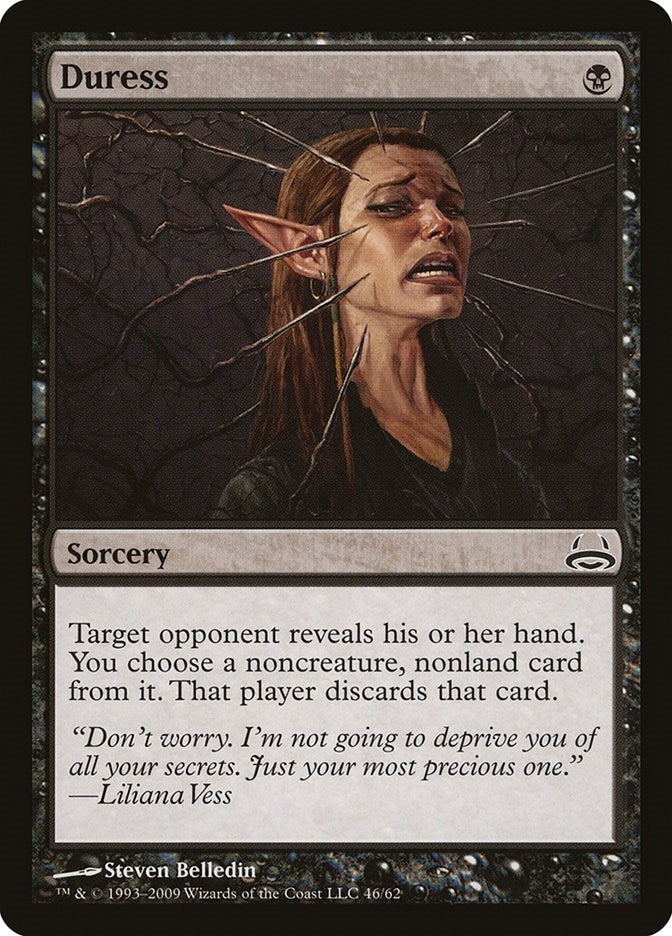 Image for Duress (46) (Divine vs. Demonic) - Magic: The Gathering
