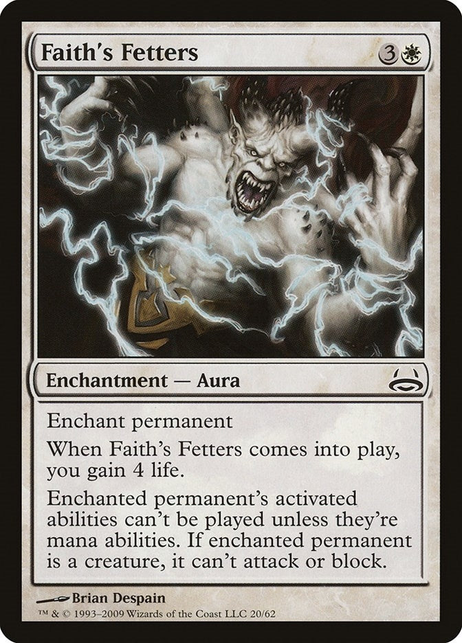 Image for Faith's Fetters (20) (Divine vs. Demonic) - Magic: The Gathering