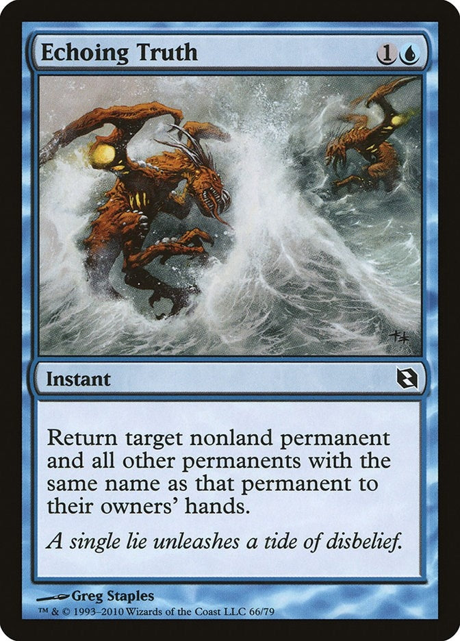 Image for Echoing Truth (66) (Elspeth vs. Tezzeret) - Magic: The Gathering