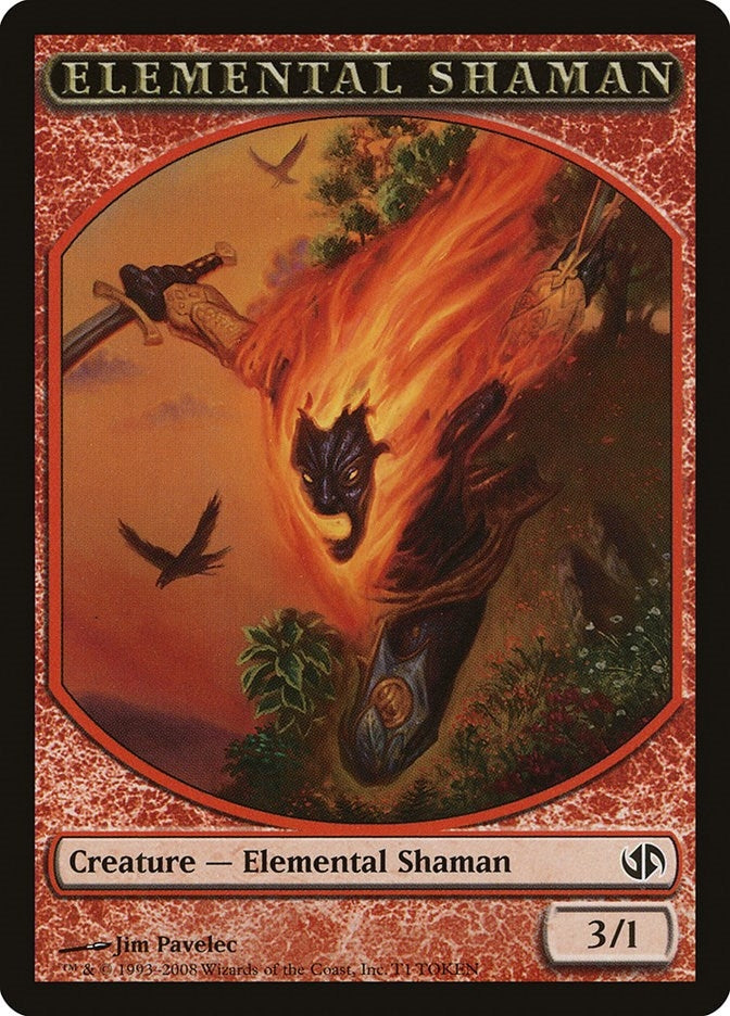 Image for Elemental Shaman Token (T1) (Jace vs. Chandra) - Magic: The Gathering