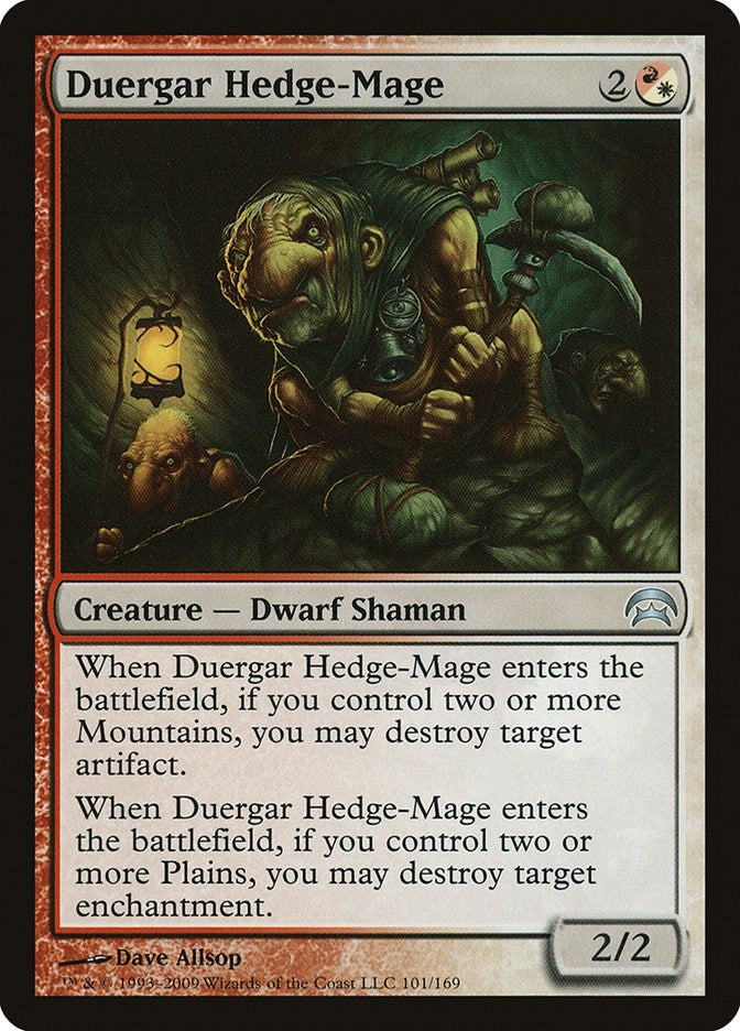 Image for Duergar Hedge-Mage (101) (Planechase) - Magic: The Gathering