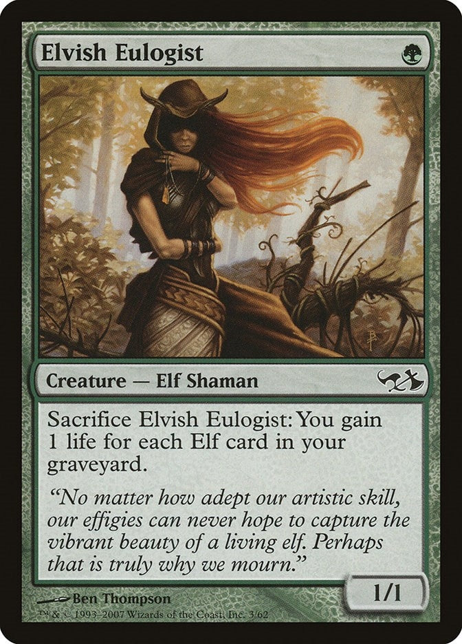Image for Elvish Eulogist (3) (Elves vs. Goblins) - Magic: The Gathering