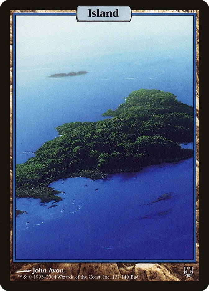 Image for Island - Full Art (137) (Unhinged) - Magic: The Gathering