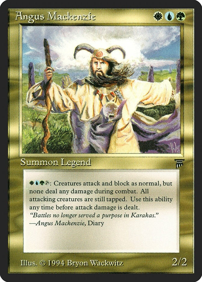 Image for Angus Mackenzie (Legends) - Magic: The Gathering