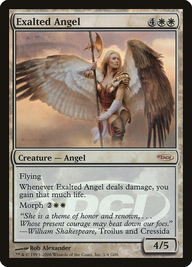 Image for Exalted Angel (1) (Judge Promos) - Magic: The Gathering