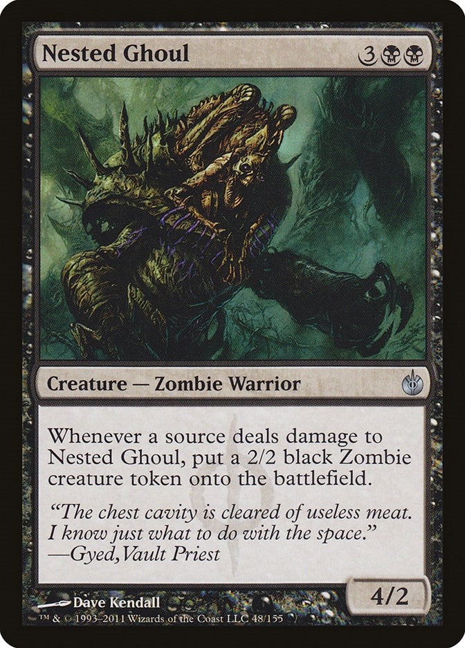 Image for Nested Ghoul (48) (Mirrodin Besieged) - Magic: The Gathering
