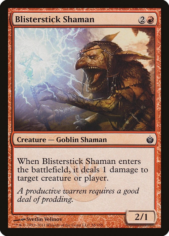 Image for Blisterstick Shaman (58) (Mirrodin Besieged) - Magic: The Gathering