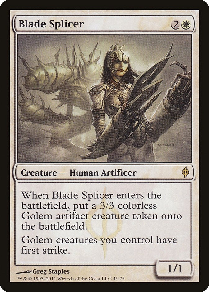 Image for Blade Splicer (4) (New Phyrexia) - Magic: The Gathering