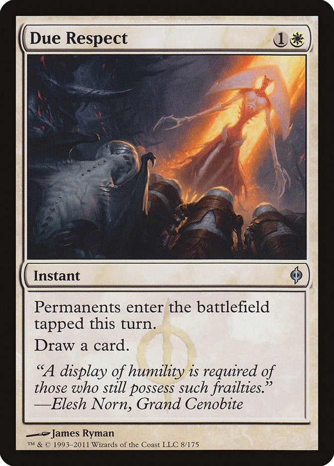 Image for Due Respect (8) (New Phyrexia) - Magic: The Gathering