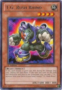 Image for T.G. Rush Rhino (EXVC-EN021) (EXVC) - YuGiOh
