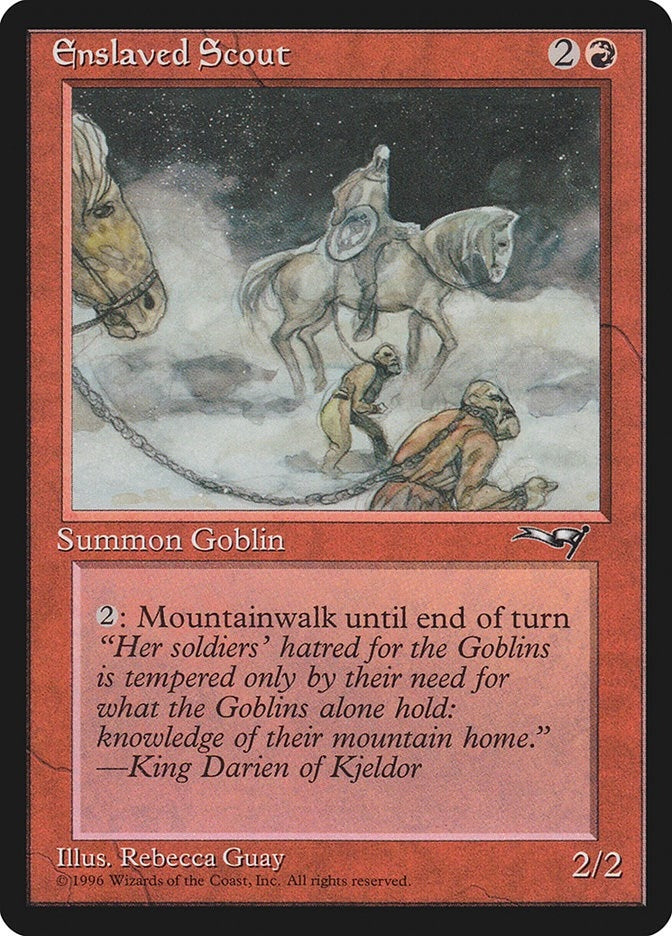 Image for Enslaved Scout (Horses) (105) (Alliances) - Magic: The Gathering