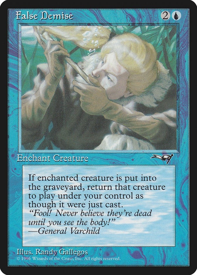 Image for False Demise (Underwater) (41) (Alliances) - Magic: The Gathering