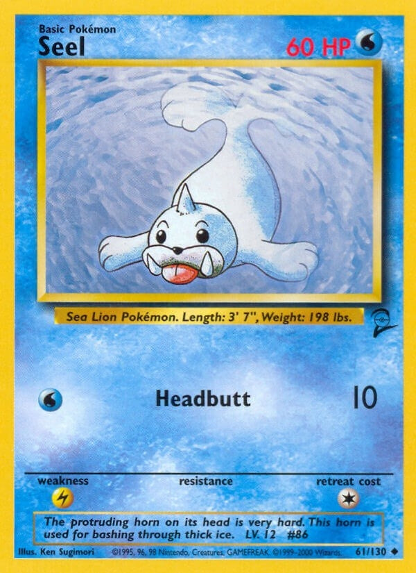 Image for Seel (061/130) (BS2) - Pokemon