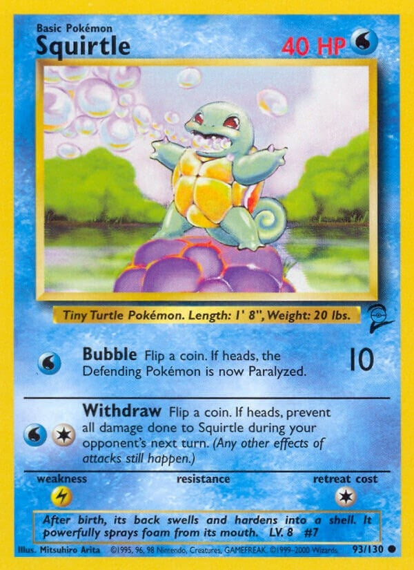 Image for Squirtle (093/130) (BS2) - Pokemon