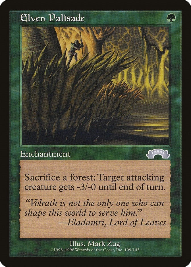 Image for Elven Palisade (109) (Exodus) - Magic: The Gathering